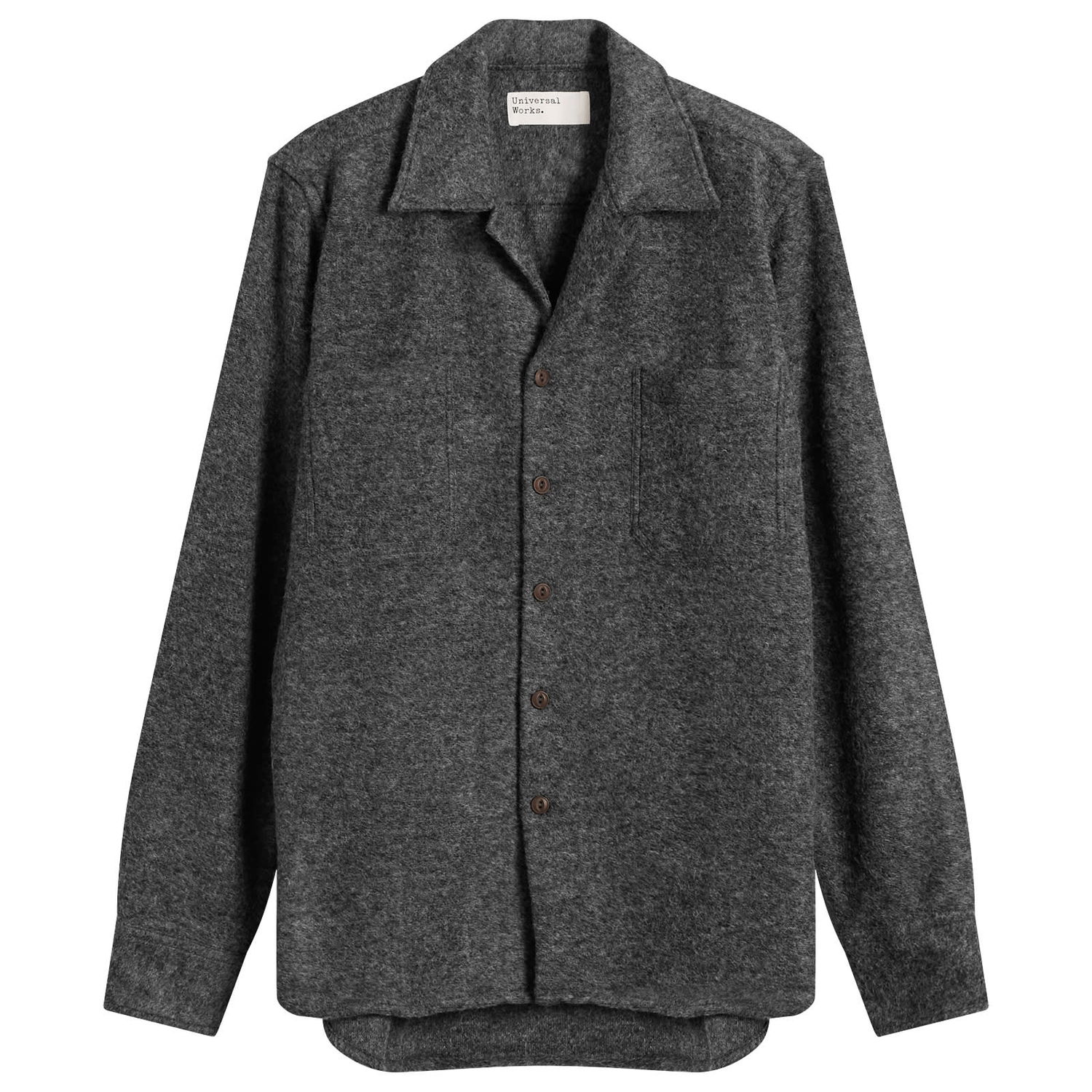 Skjorte Universal Works Work Overshirt, Size Small Grå | 33566-GRY, 0