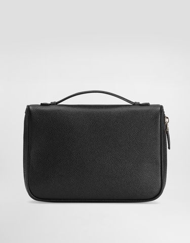 Rejsetaske Dolce & Gabbana Dolce & Gabbana Sicily Alpine Calfskin Necessaire Sort | BP3412BG66280999, 3