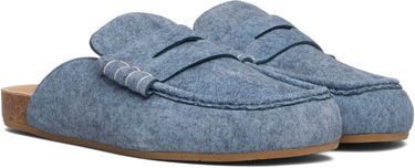 Sneakers og sko JW Anderson JW Anderson Stitch Loafers Blå | LF0079-LA0380, 3