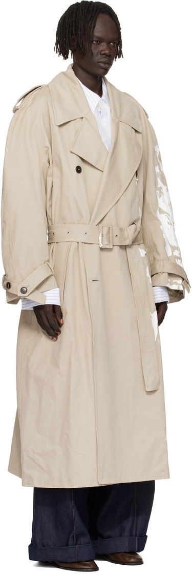 Trenchcoat HED MAYNER Hed Mayner Painted Trench Coat Beige | HMMB10004S-HB180, 1