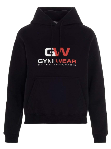 Sweatshirt Balenciaga Gym Wear Hoodie Sort | 612959TIVD41000
