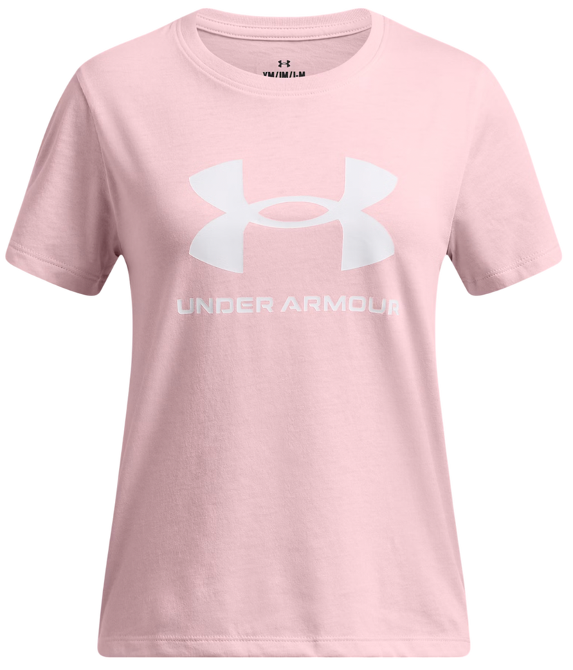 T-shirt Under Armour Under Armour Big Logo Short Sleeve T-Shirt Lyserød | 1389756-647