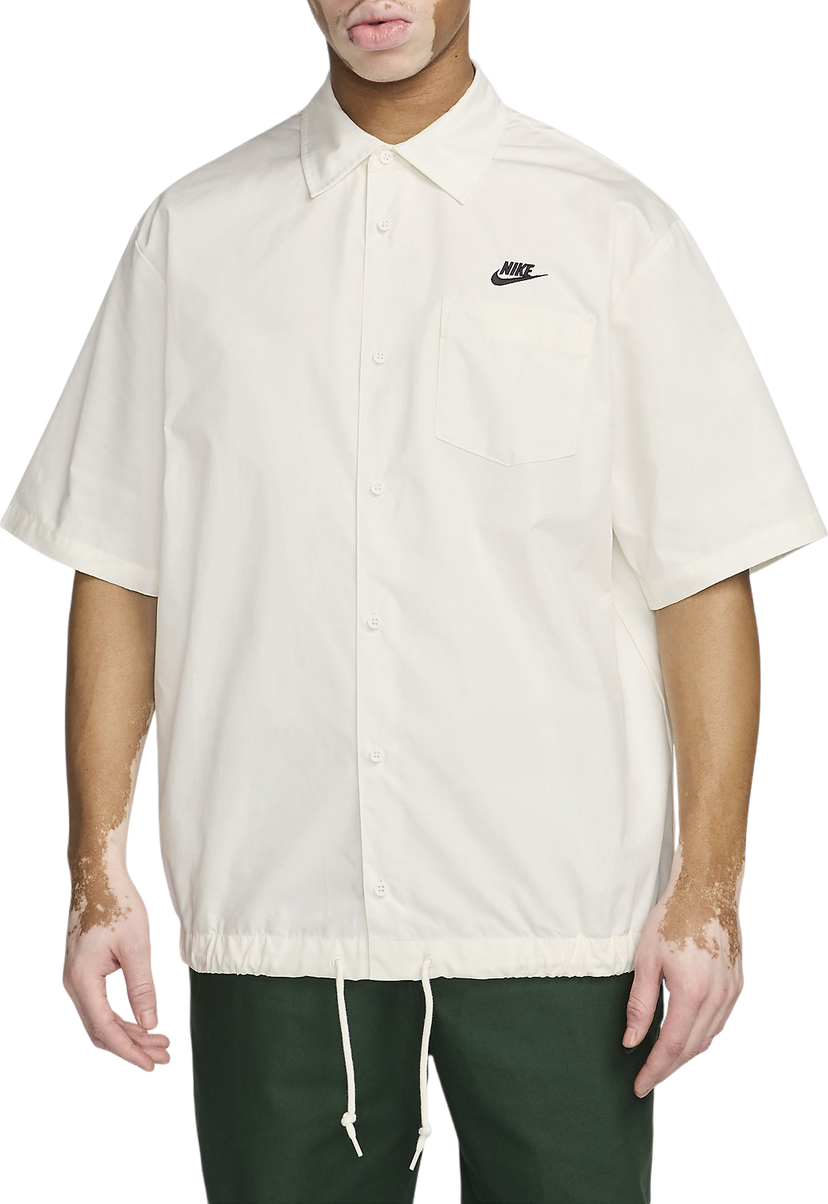 Skjorte Nike Nike Club Venice Short Sleeve Woven Shirt Hvid | fn3902-133