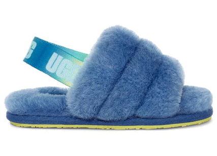 Sneakers og sko UGG Fluff Yeah Slide Mystic Blue Blå | 1120032T-MBGT, 0