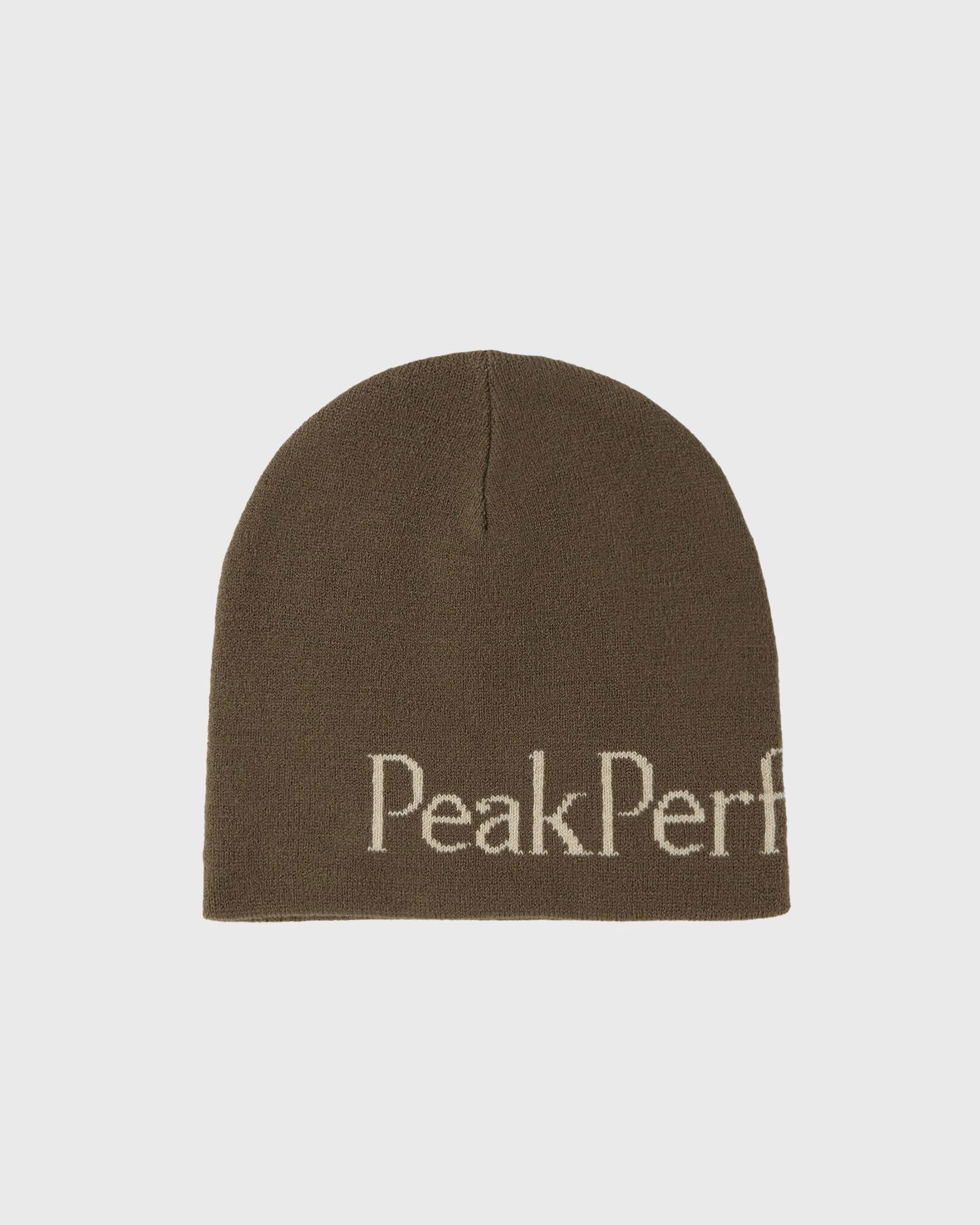 Beanie Peak Performance Knit Beanie Brun | G79781290, 0