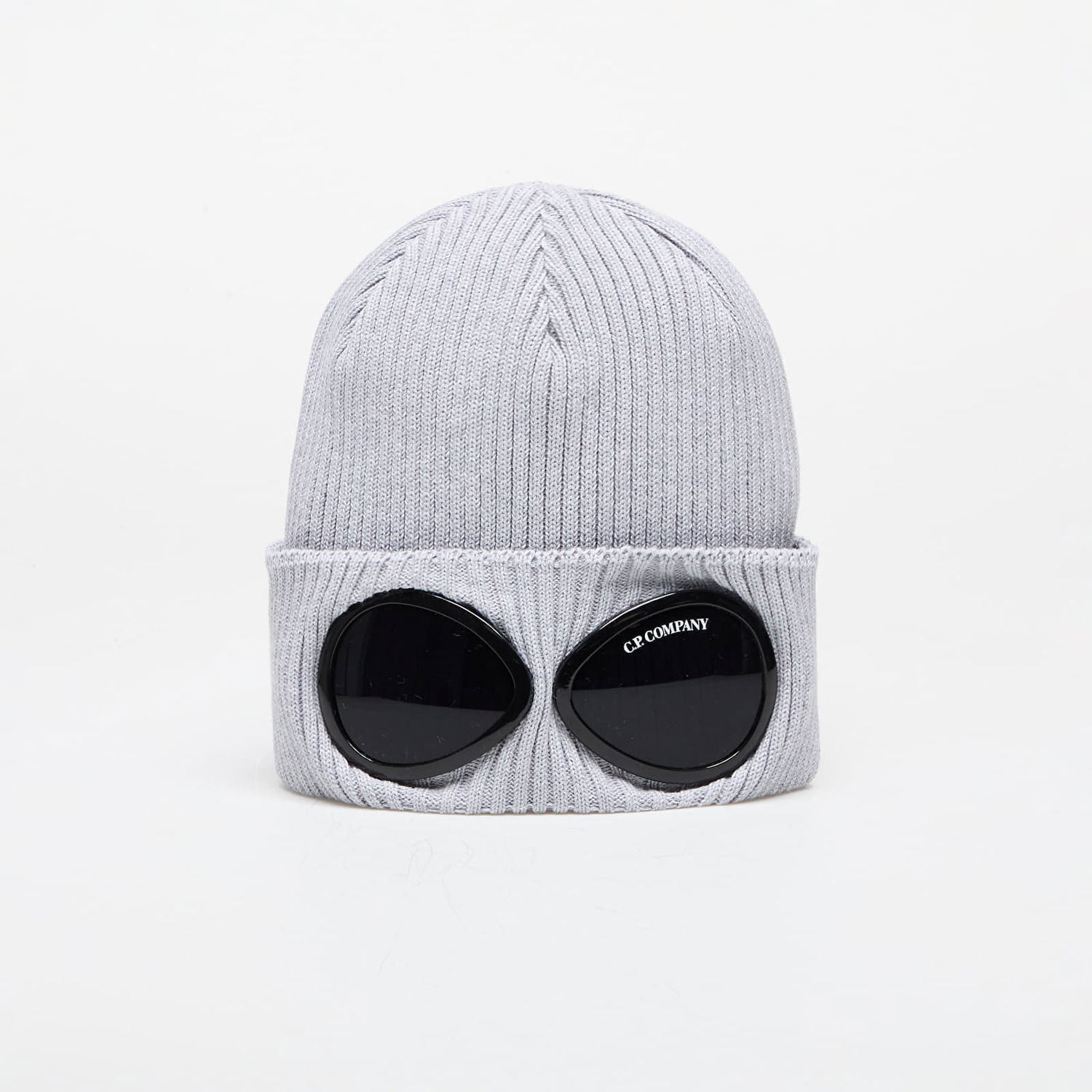 Beanie C.P. Company Cotton Goggle Beanie Grey Melange Grå | 16CMAC016A000727A-M93, 0