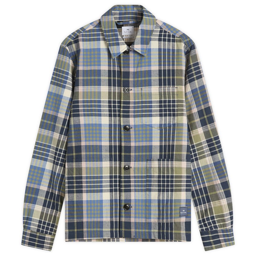 Skjorte Paul Smith Paul Smith Madras Check Overshirt, Size Large Flerfarvet | M2R-757Y-P22353-46