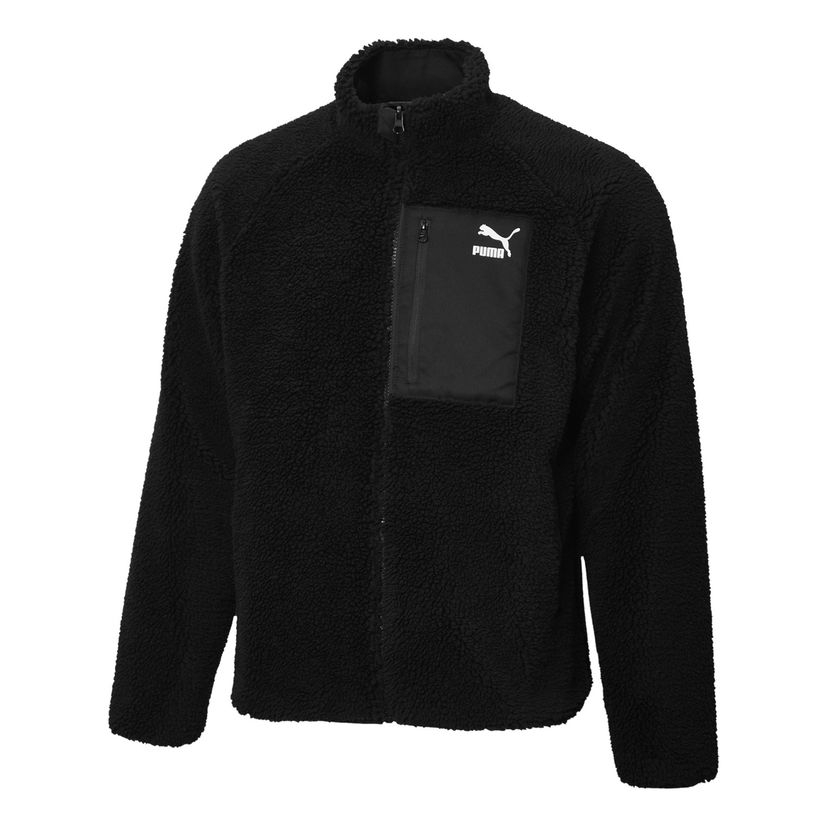 Sweater Puma Iconic MCS Reversible Track Jacket Sort | 530028-11