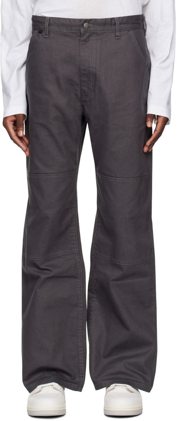 Bukser Acne Studios Gray Patch Trousers Grå | CK0112-