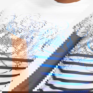 T-shirt Jean Paul Gaultier Signature Graphic T-Shirt Hvid | 2430FTS089J5550159, 5