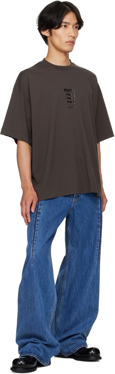T-shirt VETEMENTS Vetements Bats Logo Regular T-Shirt Brun | UH76TR650C, 3