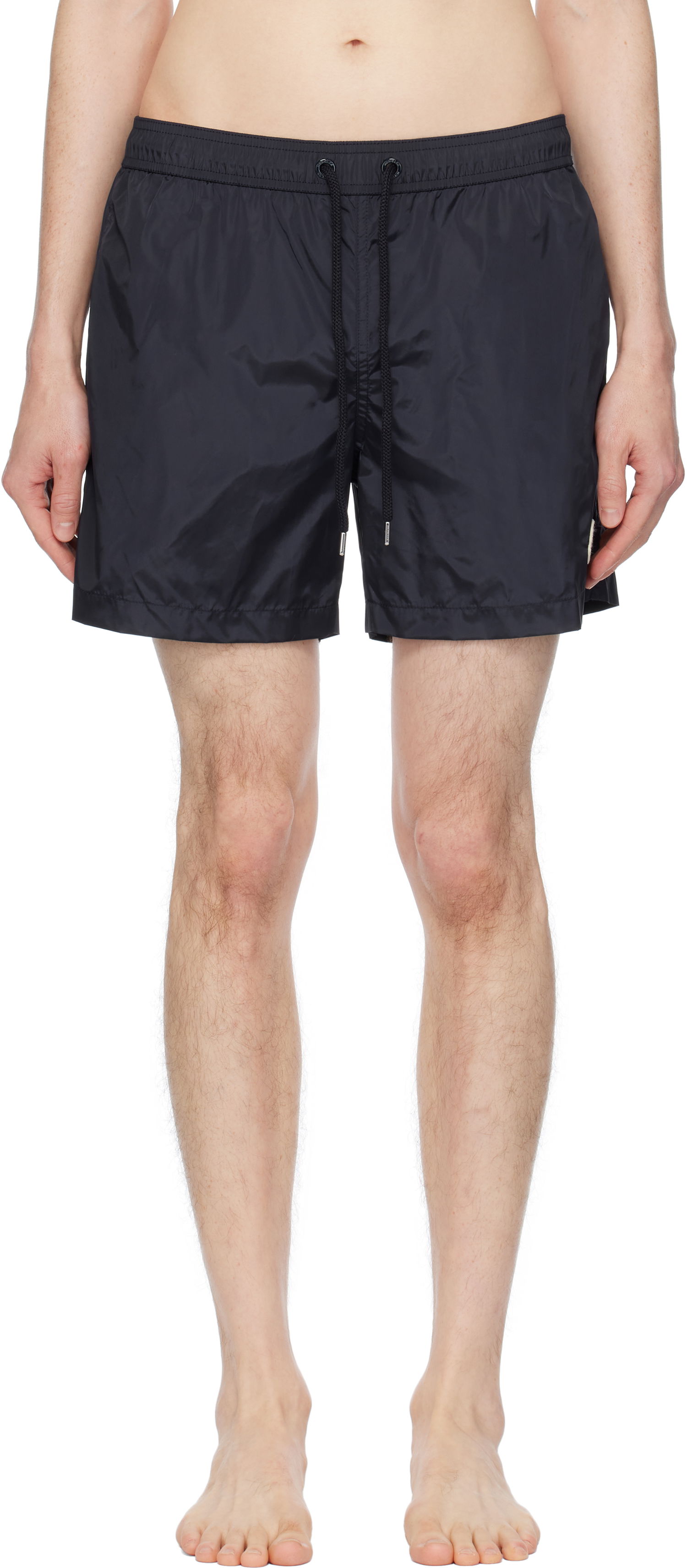 Badetøj Moncler Moncler Logo Patch Swim Shorts Sort | K10912C0000353326, 0
