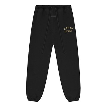 Joggingbukser Fear of God Fear of God Essentials Curved Logo Sweatpants Sort | 130BT242028F