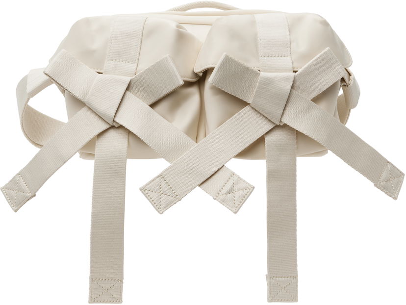 Skuldertaske Simone Rocha Simone Rocha Classic Bow Crossbody Bag Beige | BAG149-M 0761