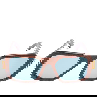 Solbriller RETROSUPERFUTURE Retrosuperfuture x Marni Zamalek Radica Square Frame Sunglasses Brun | 8059026116723, 2