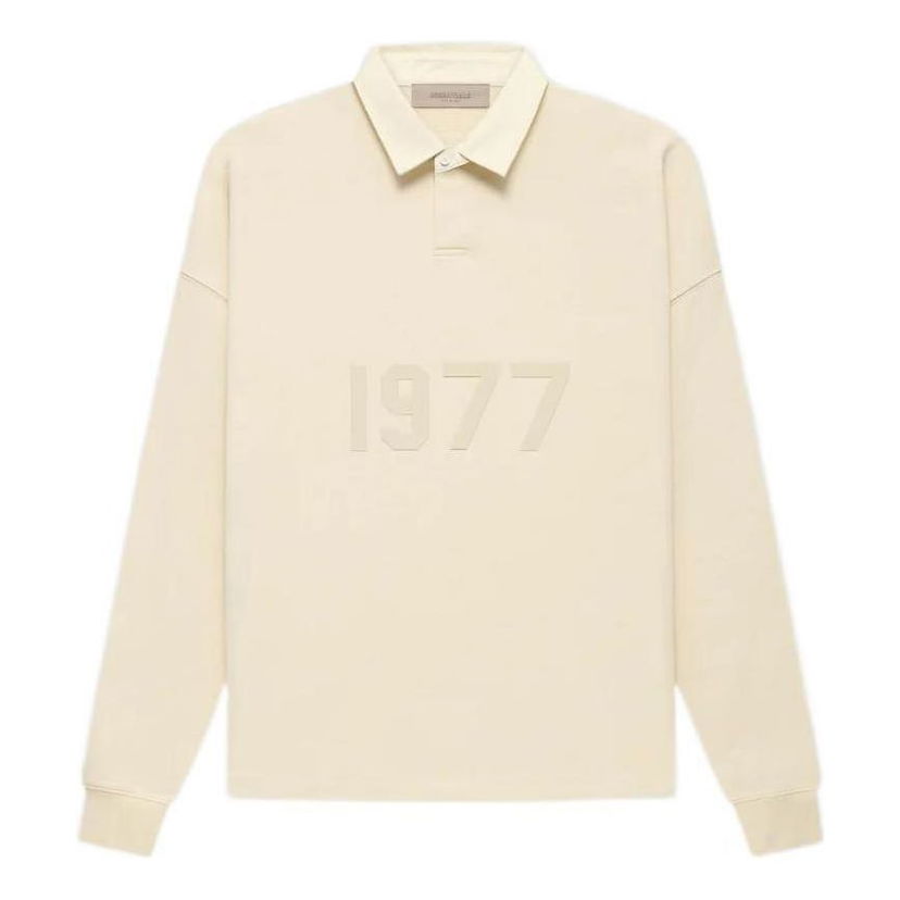 Polo skjorte Fear of God Essentials 1977 Rugby Polo Beige | FOG-FW22-682