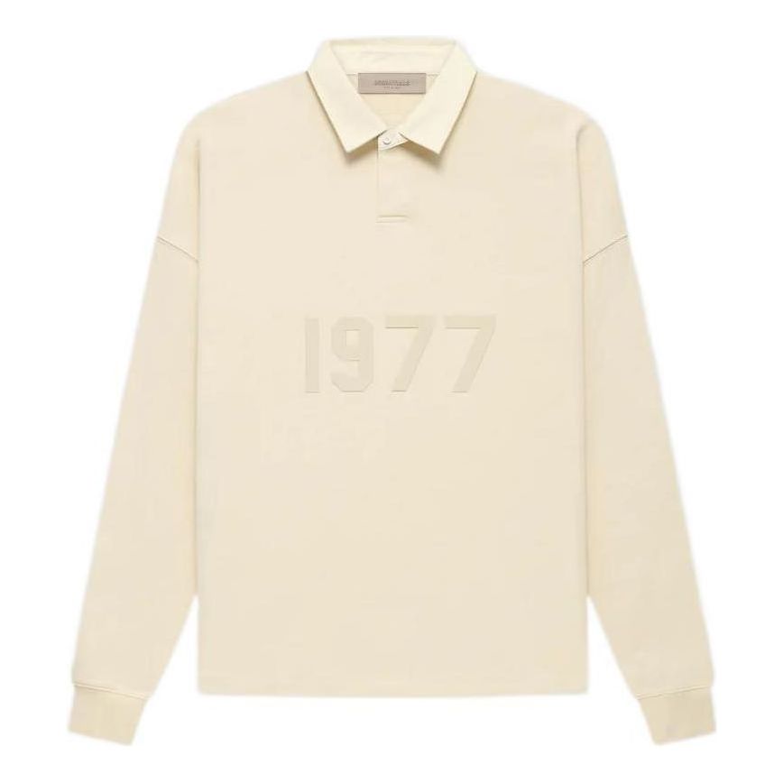 Polo skjorte Fear of God Essentials 1977 Rugby Polo Beige | FOG-FW22-682, 0