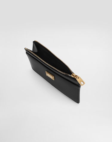Tegnebog Dolce & Gabbana Dolce & Gabbana Plongé Calfskin Card Holder Sort | BI1261A9S2580999, 3