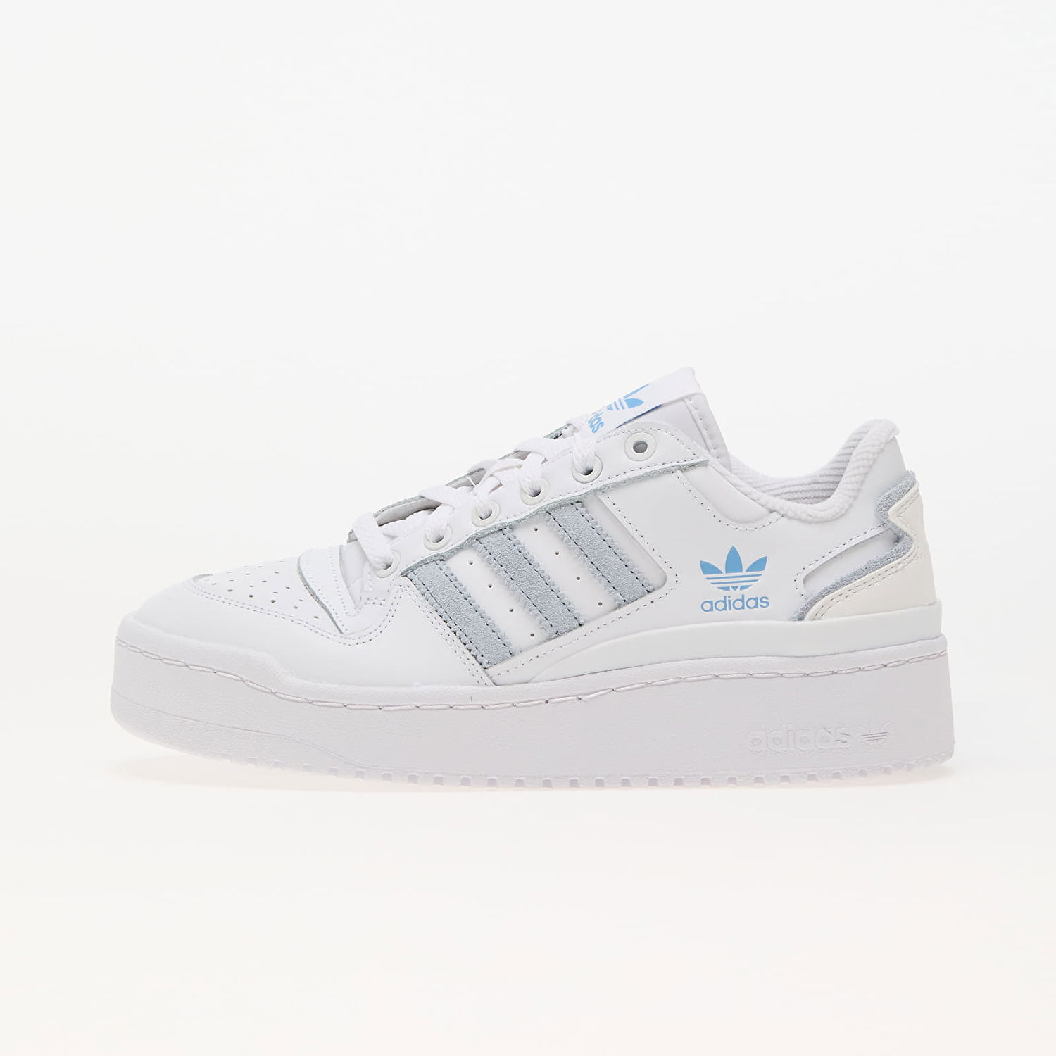 Sneakers og sko adidas Originals adidas Forum Bold Stripes W Ftw White/ Halo Blue/ Light Blue, Women's low-top sneakers Hvid | ID1283, 0