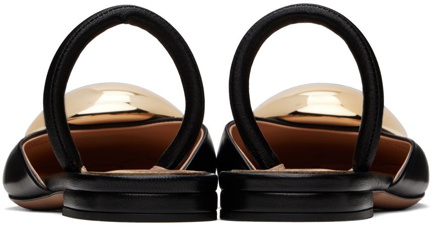 Skopleje Gianvito Rossi Gianvito Rossi Sphera Slingback Ballerina Flats Sort | G93035.05RIC.NXF, 1