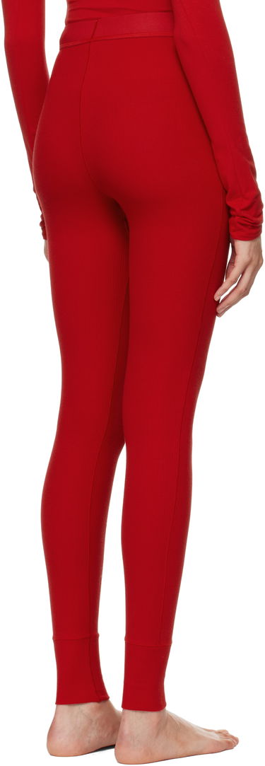 Sokker SKIMS Rib Leggings Rød | AP-LEG-0039, 2