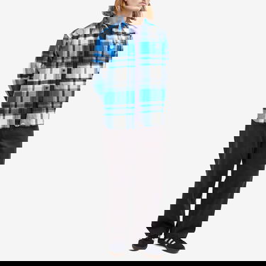 Skjorte BAPE Checked Overshirt Blå | 001SHK801004M-BLU, 4