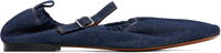 Maison Kitsuné Denim Ballerina Flats