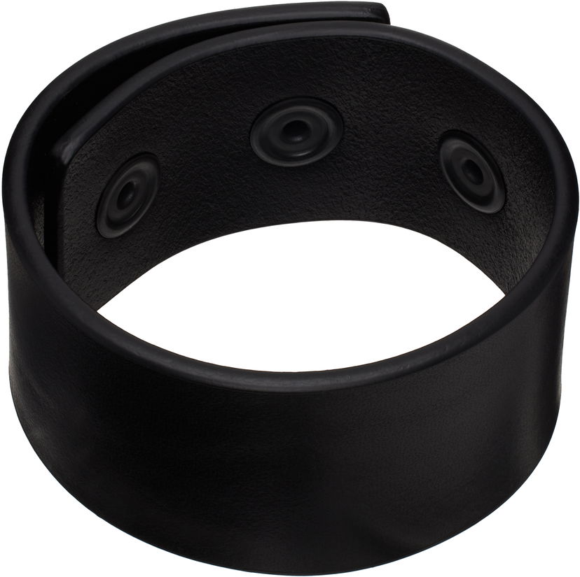 Armbånd Rick Owens Rick Owens Hollywood Anthem Cuff Bracelet Sort | RA01E0601 LGELBH