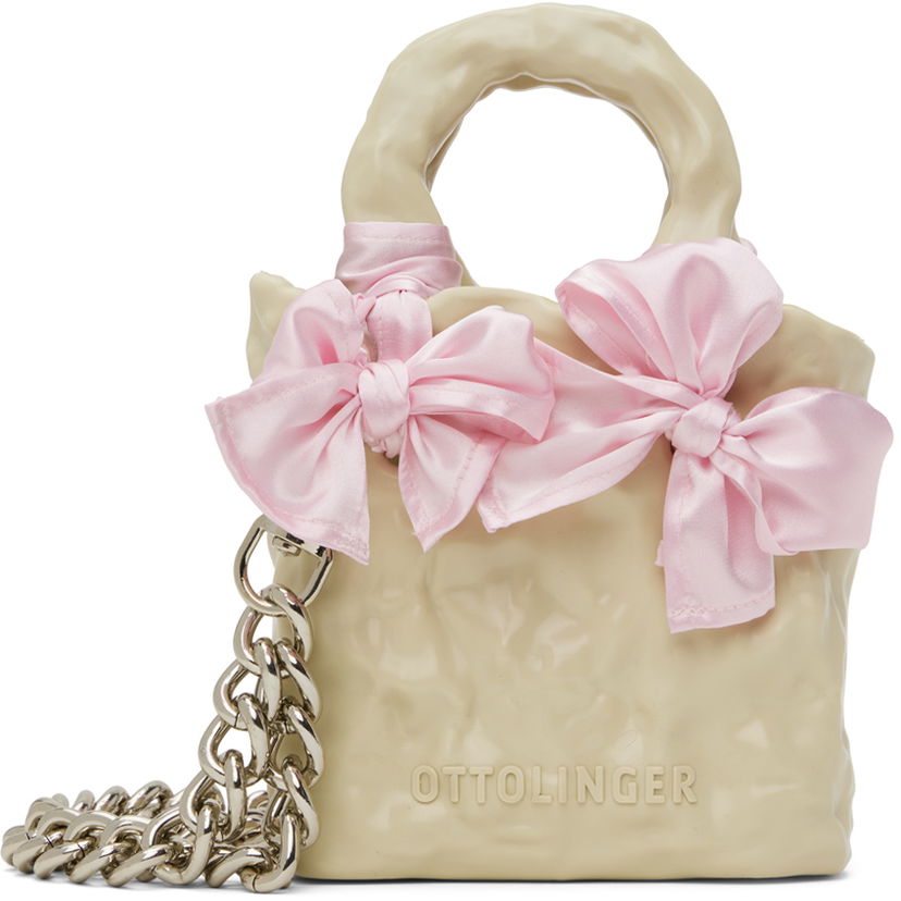 Håndtaske Ottolinger Signature Ceramic Bag Beige | 2700124