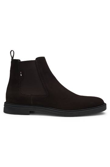 Tøj BOSS Suede Chelsea Boots Sort | 50552528, 1