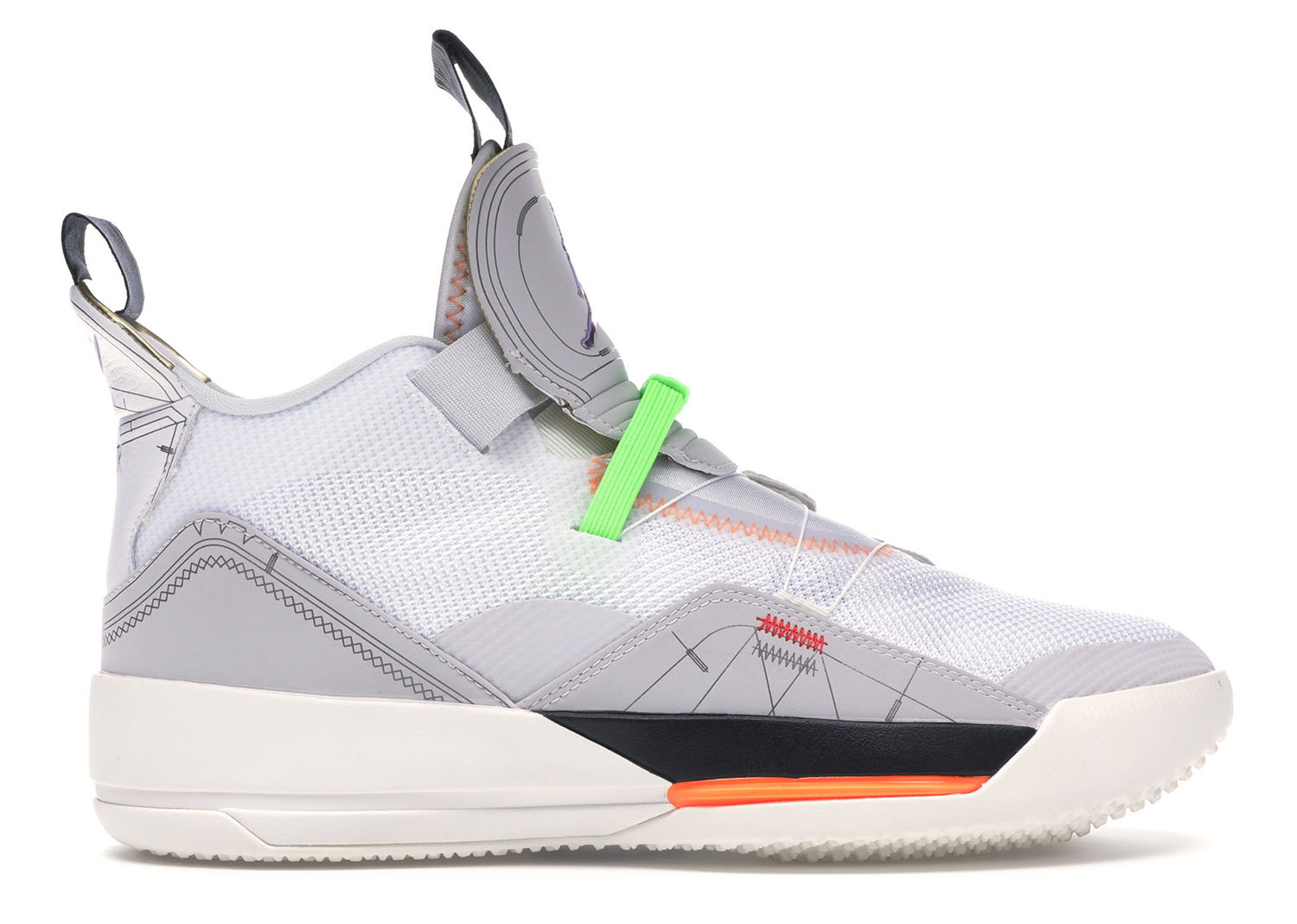 Sneakers og sko Jordan Jordan 33 "Vast Grey" Hvid | AQ8830-004, 0