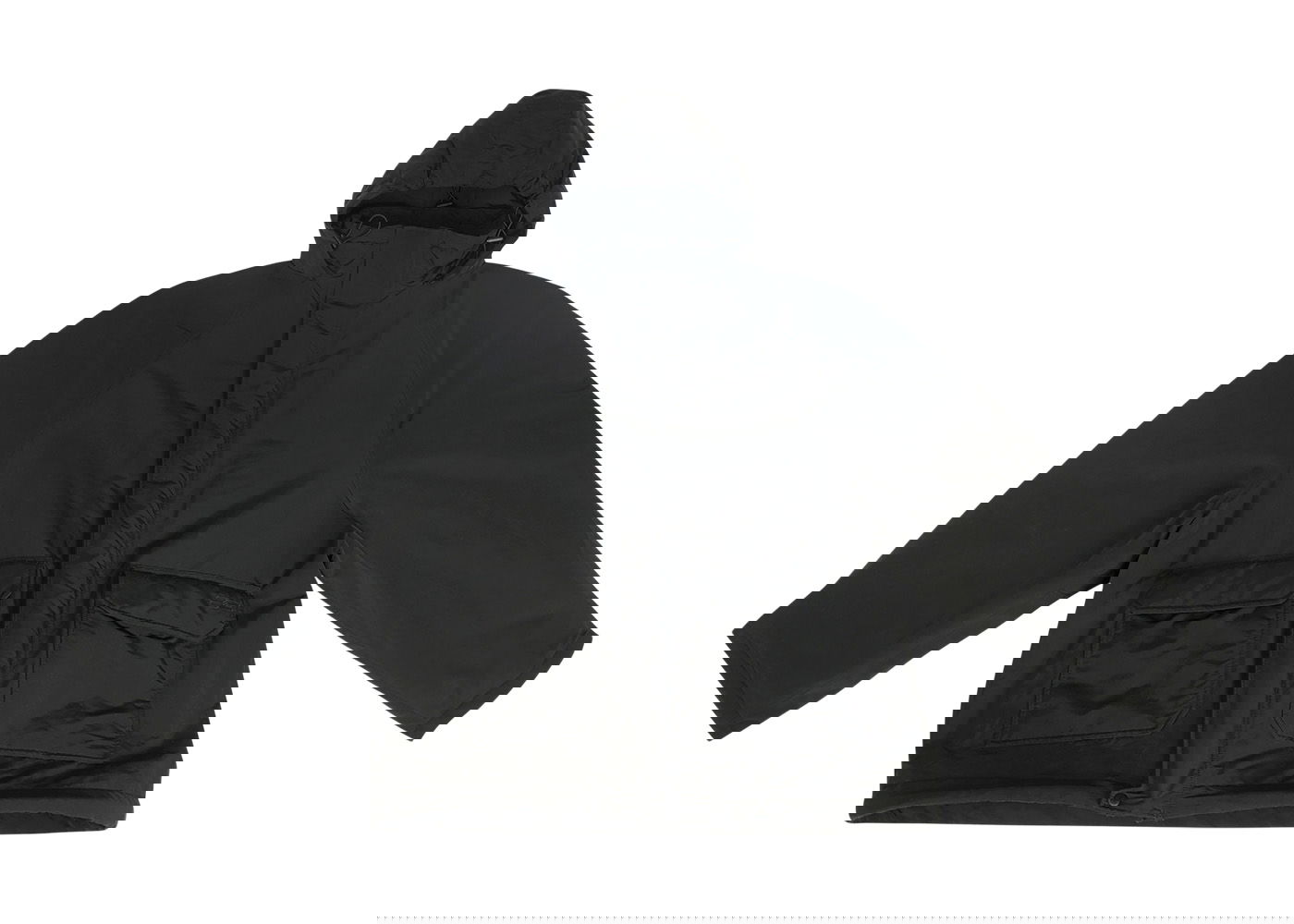 Parka Balenciaga BB Icon Kick Oversized Parka Sort | 704548TMO171000, 0