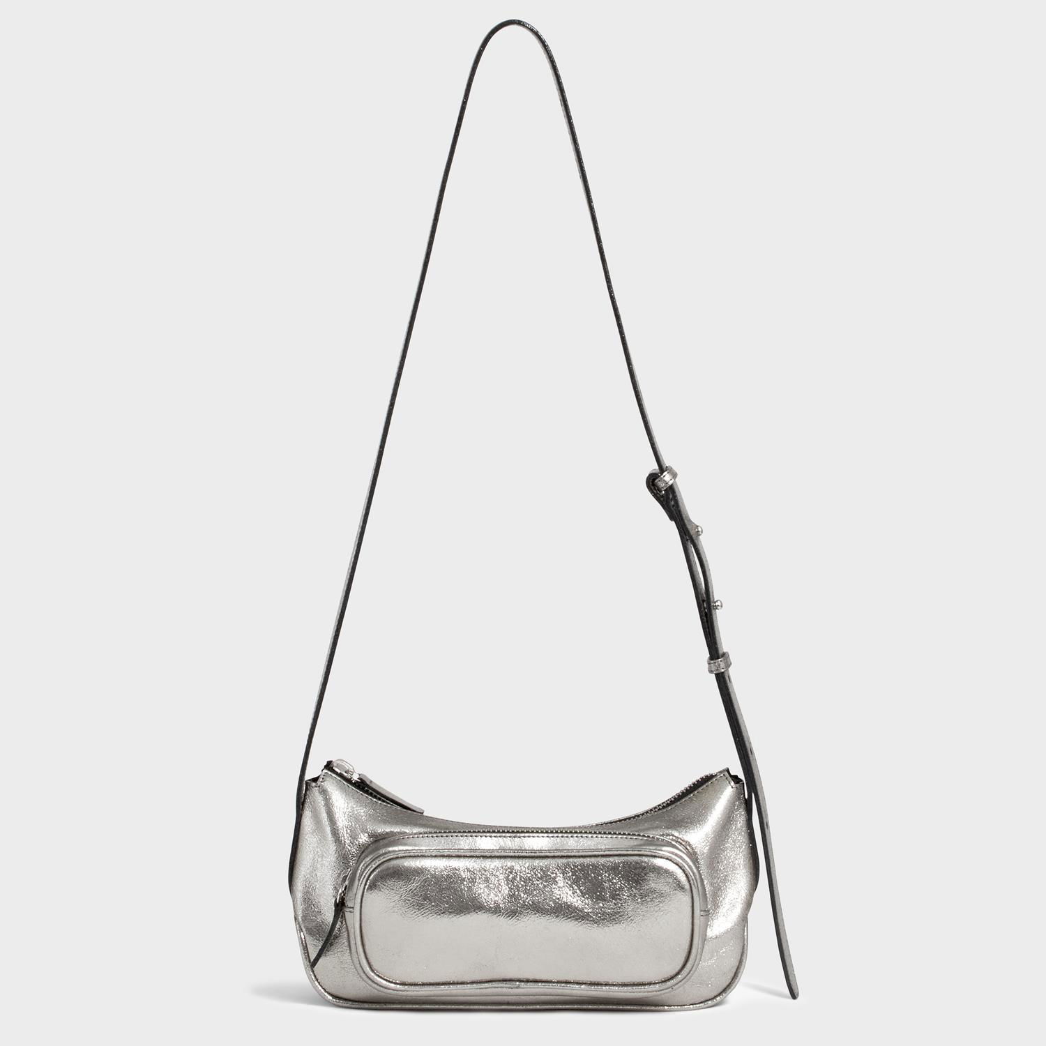 Skuldertaske Vagabond Vagabond Vienne Metallic Leather Shoulder Bag Metalisk | BQ02-083-79, 0