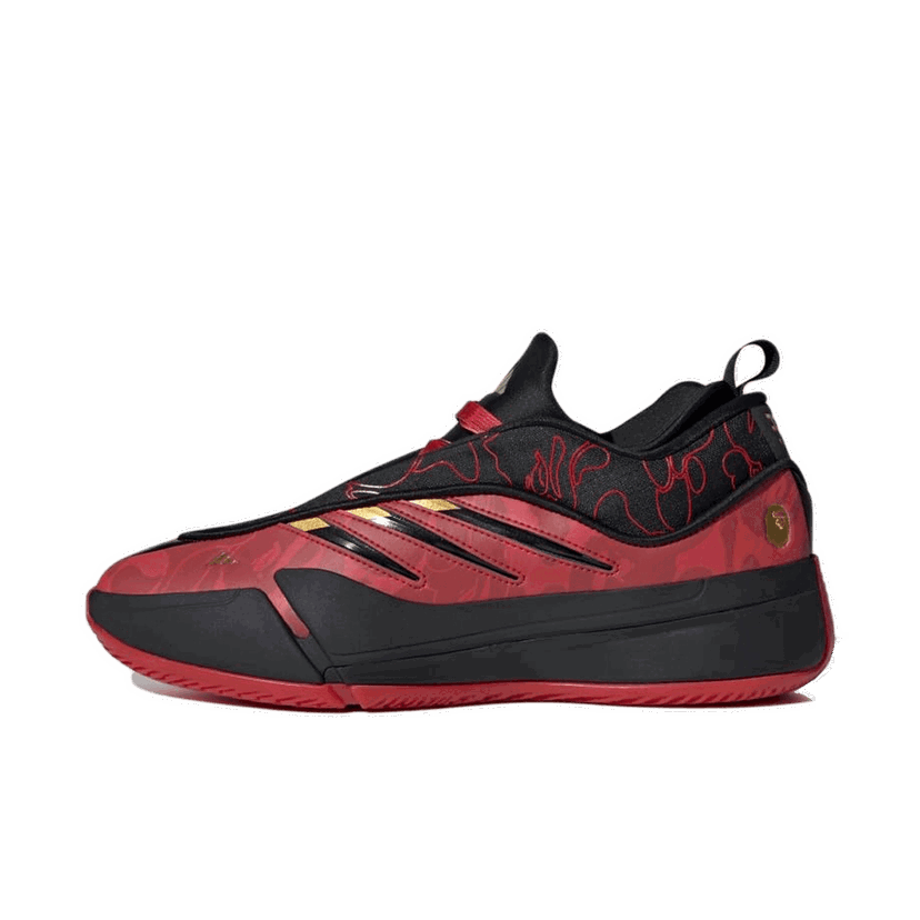Sneakers og sko adidas Originals BAPE x Dame 9 "Better Scarlet" Rød | IH0786