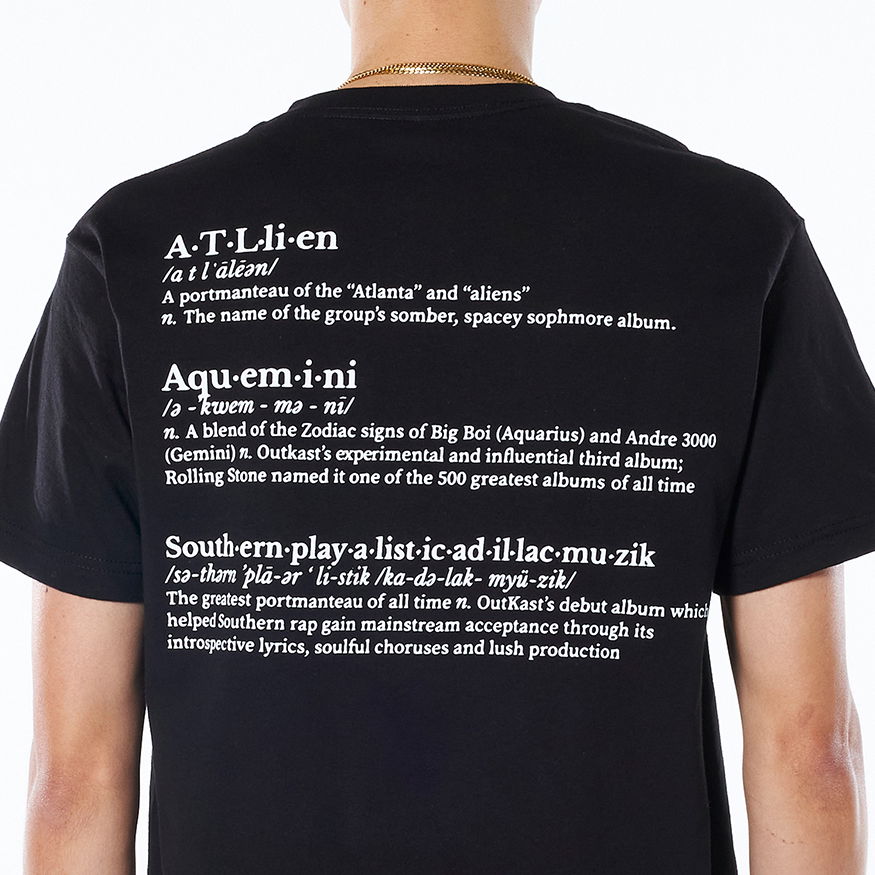 T-shirt Pleasures Vocabulary Tee Sort | P22SP059-BLACK, 1
