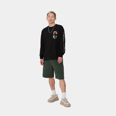 T-shirt Carhartt WIP Machine 89 Graphic Long Sleeve T-Shirt Sort | I033674_9, 2