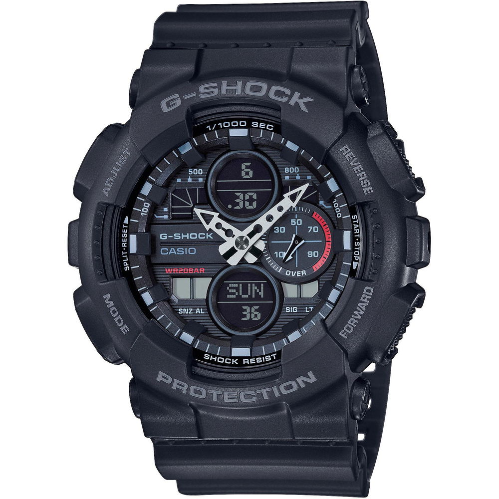 Ur CASIO G-Shock GA-140-1A1ER Sort | GA-140-1A1ER, 0