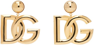 Øreringe Dolce & Gabbana Gold 'DG' Earrings Metalisk | WEN6P3 W1111, 0