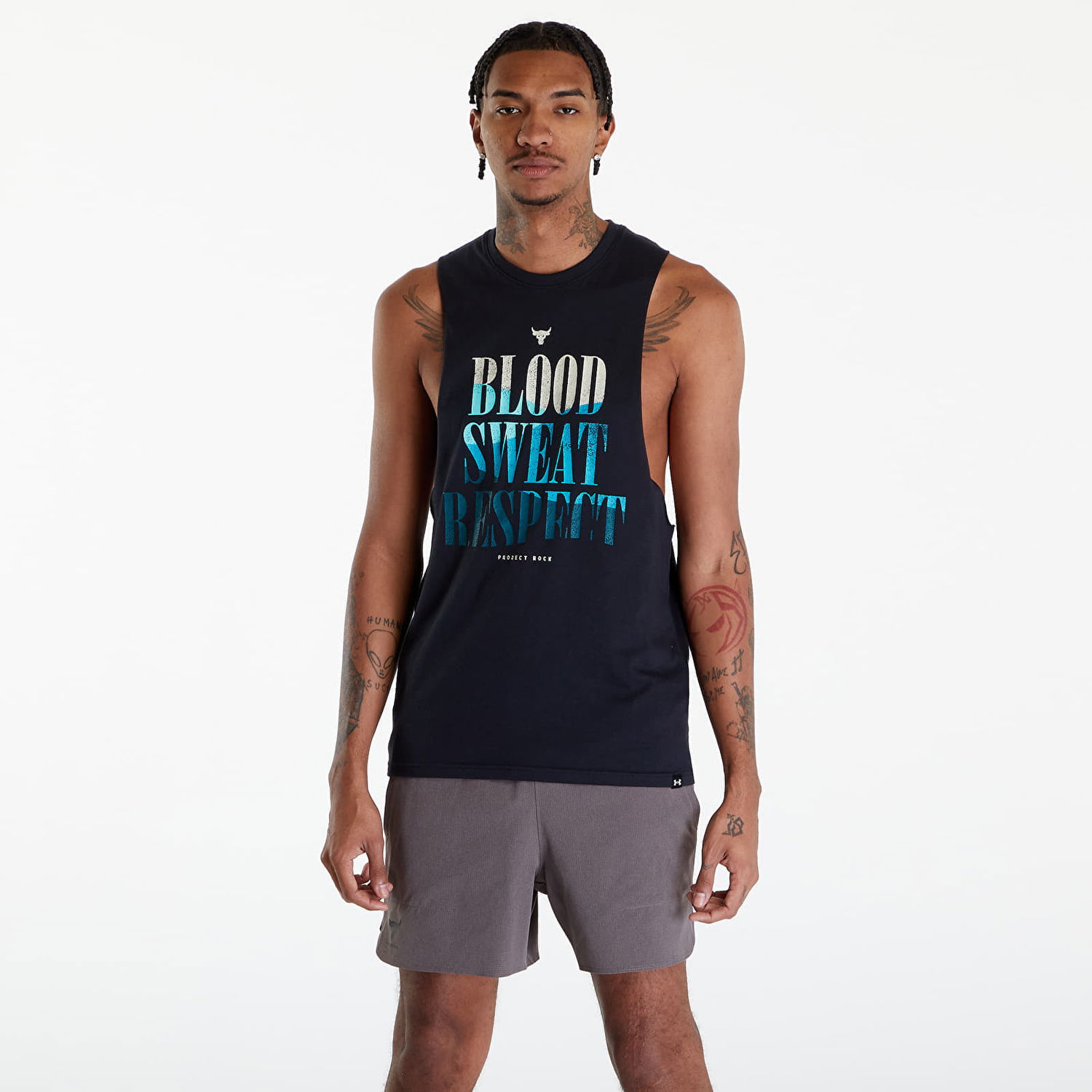 Tanktop Under Armour Project Rock BSR Payoff Tank Top Sort | 1383228-001, 0