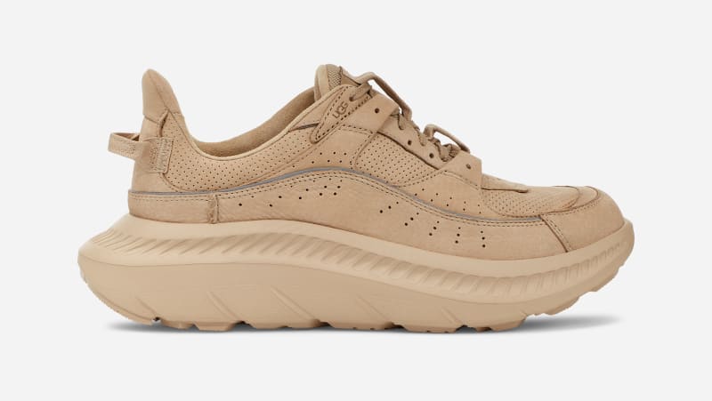 Tøj UGG ® CA805 V2 Nubuck Trainer in Brown, Size 7, Leather Beige | 1127111-MDSD, 0