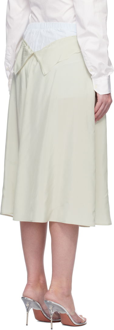 Nederdel Maison Margiela Maison Margiela 'Anonymity Of The Lining' Midi Skirt Grøn | S51ME0037 S76632, 2