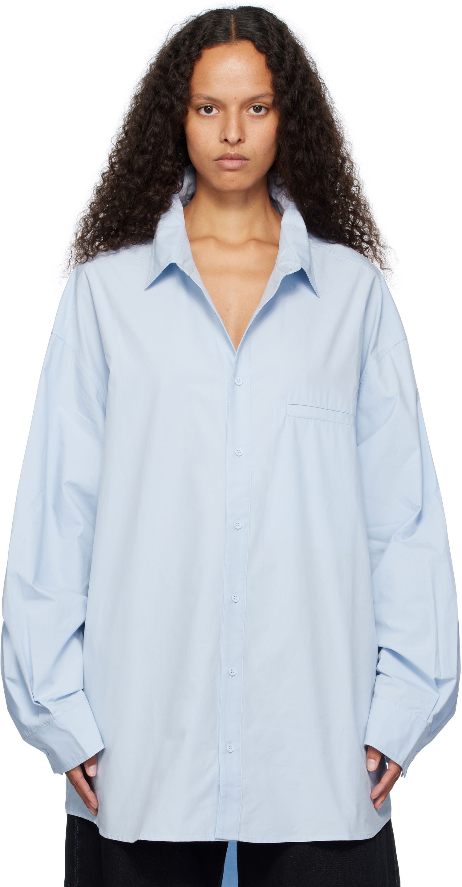 Skjorte Entire Studios Giant Shirt Blå | ES2565BB, 0