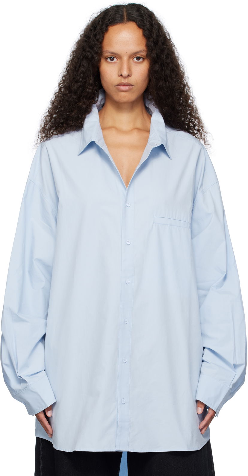 Skjorte Entire Studios Giant Shirt Blå | ES2565BB