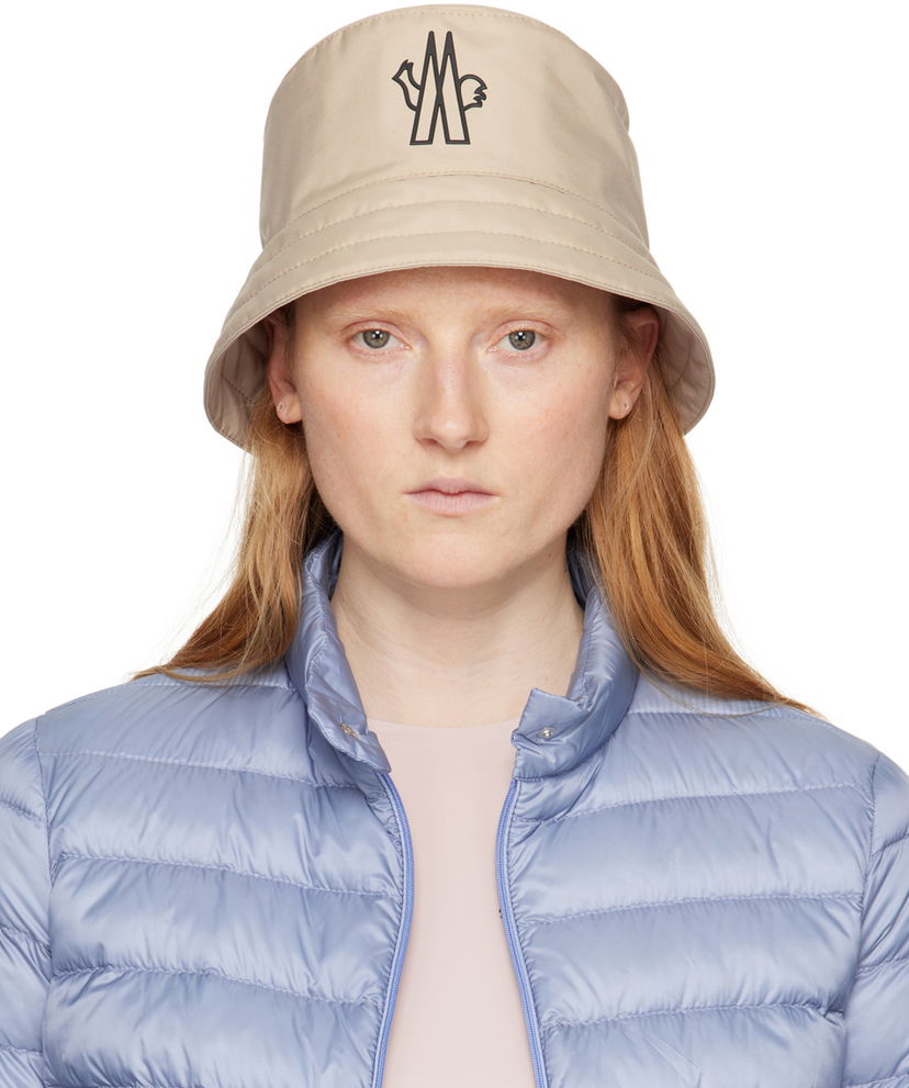 Hat Moncler Bonded Bucket Hat Beige | J10983B0000153694
