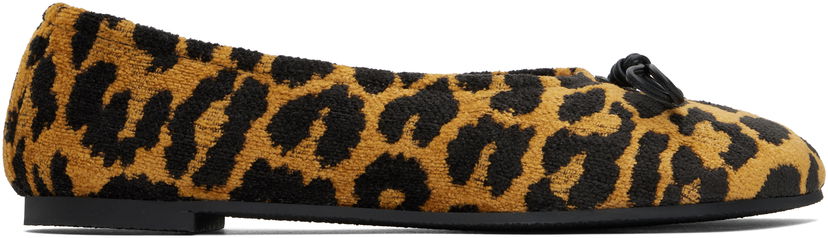 Sneakers og sko Stella McCartney Ryder Leopard Ballerina Flats Brun | 810518AFACV0