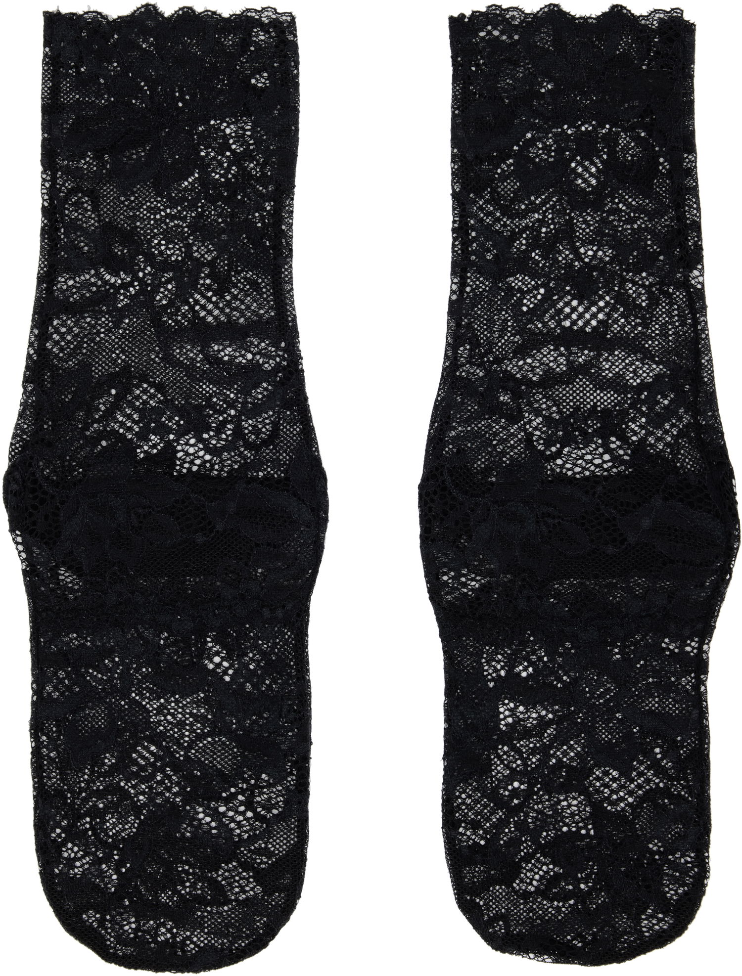 Sokker UNDERCOVER UNDERCOVER Floral Lace Socks Sort | UC1E1L04, 0