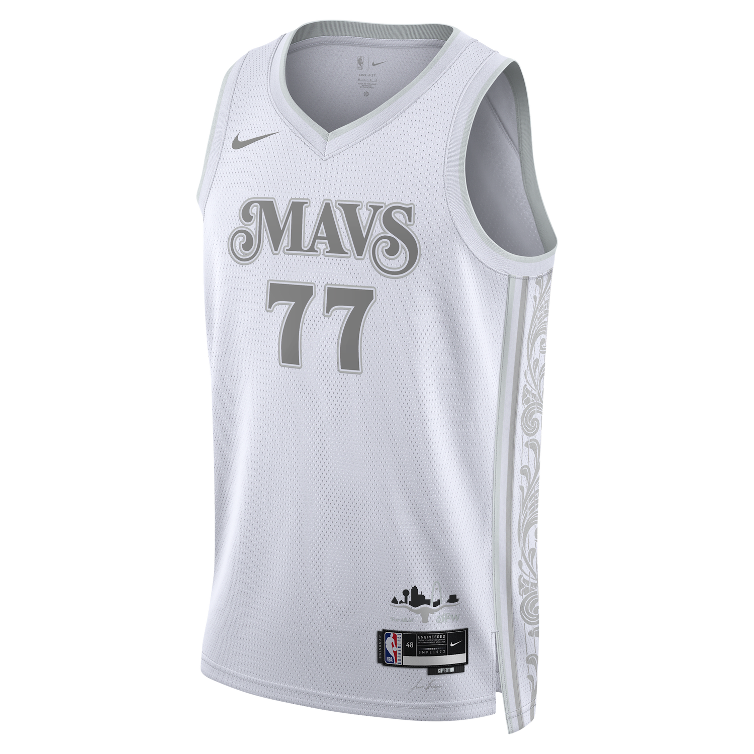 Jersey Nike Dri-FIT NBA Swingman Luka Dončić Dallas Mavericks City Edition Basketball Jersey Hvid | FQ4339-100, 1