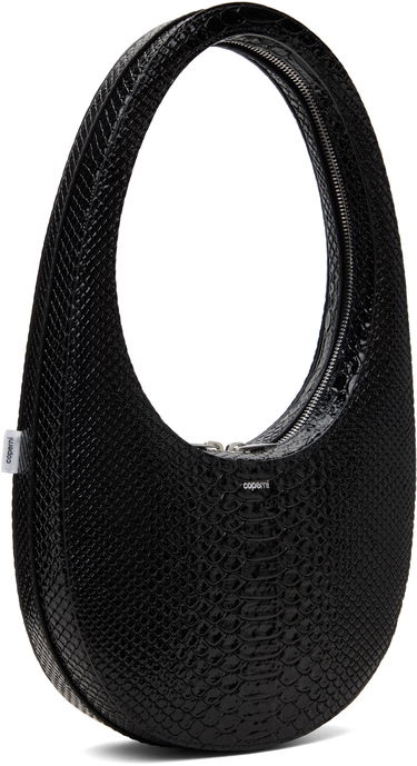 Håndtaske Coperni Coperni Python Embossed Swipe Bag Sort | COPBA01F6047, 1