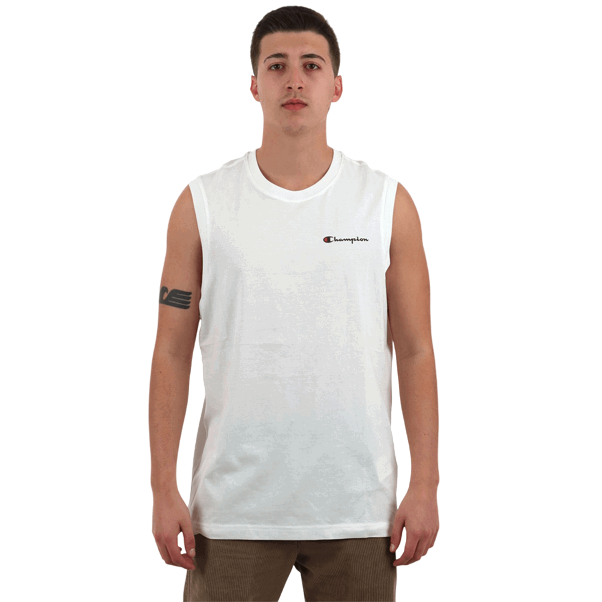 Tanktop Champion Tank Top Hvid | 220779-WW001, 0