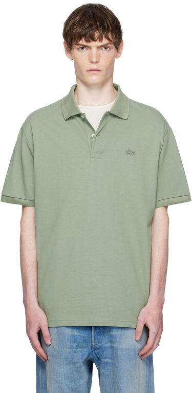 Polo skjorte Lacoste Loose Fit Heavy Piqué Polo Grøn | PH7757_S86, 0